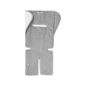Copriseduta Fresh spugna di cotone e nido d'ape 5 punti per passeggino - Grigio