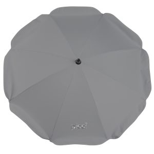 Ombrellino per passeggino doppio snodo tinta unita - Grigio
