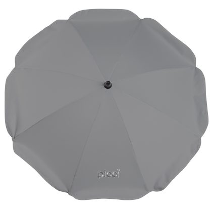 Ombrellino per passeggino doppio snodo tinta unita - Grigio