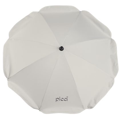 Ombrellino per passeggino doppio snodo tinta unita - Panna