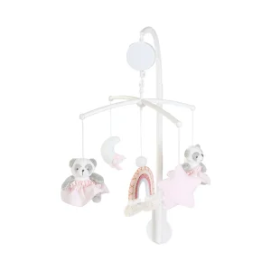 Giostrina musicale carillon Arcobaleno - Rosa malva