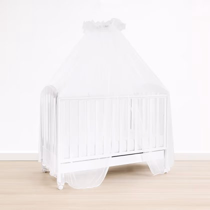 Zanzariera per letto in tulle con asta