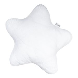 Cuscino Stella tinta unita - Bianco