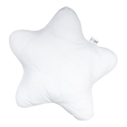 Cuscino Stella tinta unita - Bianco