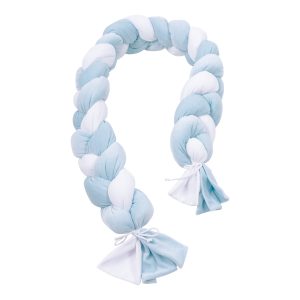 Protezione riduttore treccia a 3 intrecci in ciniglia - Celeste