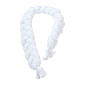 Protezione riduttore treccia a 3 intrecci in ciniglia - Bianco