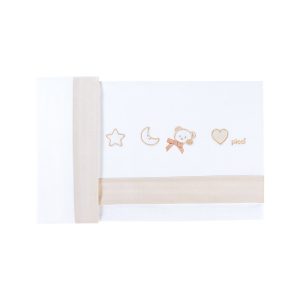 Set lenzuolino letto 3 pezzi Lila - Tortora