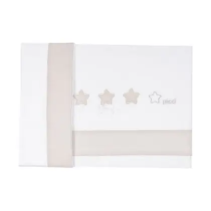 Set lenzuolino 2 pezzi Dream per letto ovale Rondò - Tortora