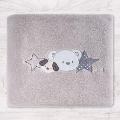 Sonnocaldo ricamato per culla Valdo